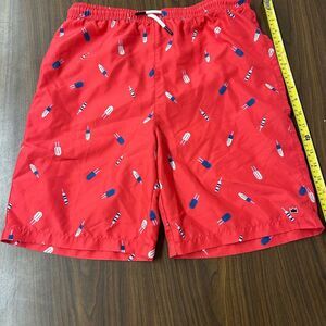 Crown-ivy Men's Red Swim-briefs-shorts